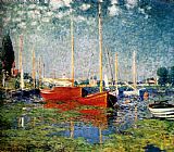 The Red Boats by Claude Monet